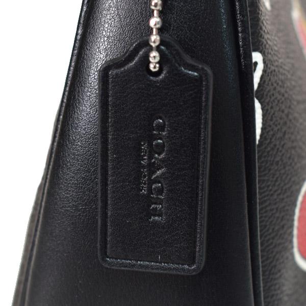コーチ COACH 2way ショルダーバッグ PVC レザー ブラック 黒 楽天市場