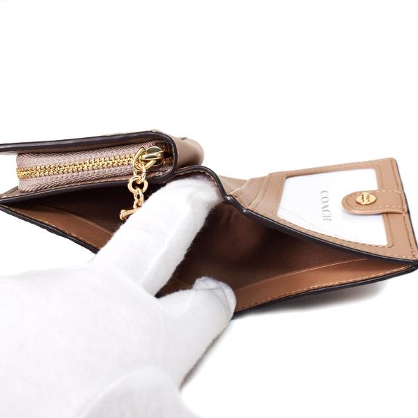 コーチ 財布 COACH レザー スエード パイソン スネーク パッチワーク