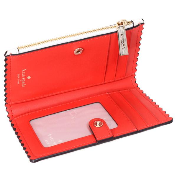 ケイトスペード 財布 katespade アイスバー アイスクリーム コインケース レザー ストーン スナックバー スモール スリム バイフォールド 二つ折り カードケース マルチ KK990_4