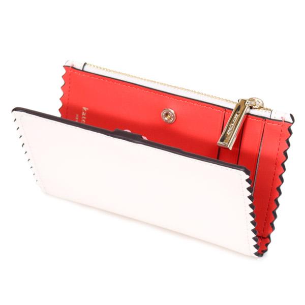 ケイトスペード 財布 katespade アイスバー アイスクリーム コインケース レザー ストーン スナックバー スモール スリム バイフォールド 二つ折り カードケース マルチ KK990_1