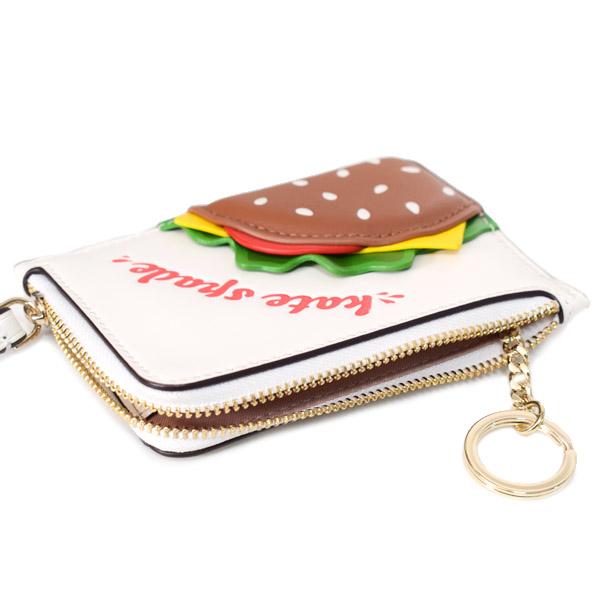 ケイトスペード カードケース katespade ハンバーガー レザー スナック 