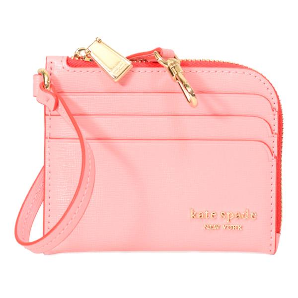 ケイトスペード カードケース katespade レザー デヴォン ポップ カードホルダー ケース リストレット 小銭入れ セッティングサン KL624