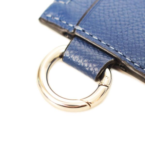 コーチ メンズ カードケース COACH レザー ジップ Dカン Dリング付き