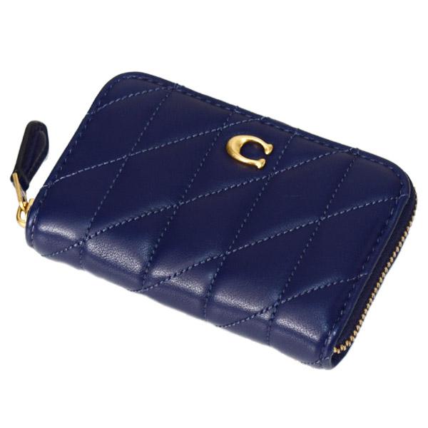 コーチ カードケース COACH レザー キルティング ピロー ロゴ スモール