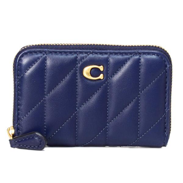コーチ カードケース COACH レザー キルティング ピロー ロゴ スモール