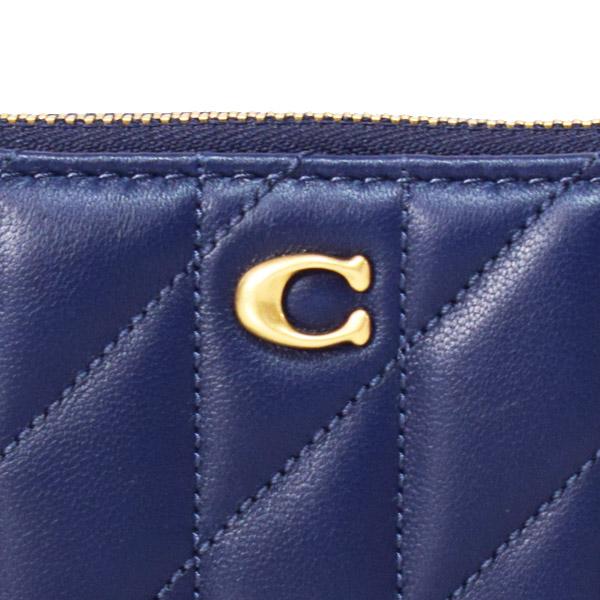 コーチ カードケース COACH レザー キルティング ピロー ロゴ スモール