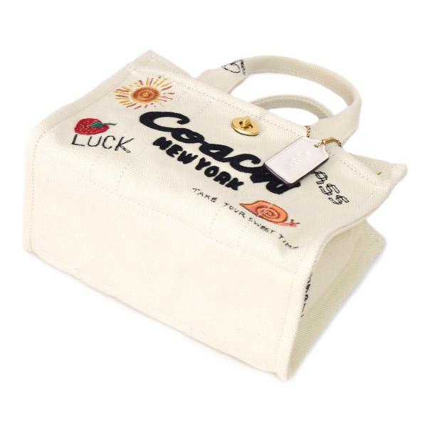 コーチ バッグ COACH キャンバス トート スケッチ プリント 刺? ミニ カーゴ 20 2WAY クロスボディ ショルダー ハンドバッグ キャンバストート ナチュラルマルチ CAN75_5
