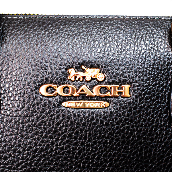 コーチ バッグ COACH レザー ジョージア サッチェル ロゴ 2WAY ボストン ショルダー ハンドバッグ ブラック CR156_6