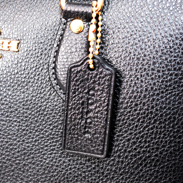 コーチ バッグ COACH レザー ジョージア サッチェル ロゴ 2WAY ボストン ショルダー ハンドバッグ ブラック CR156_7