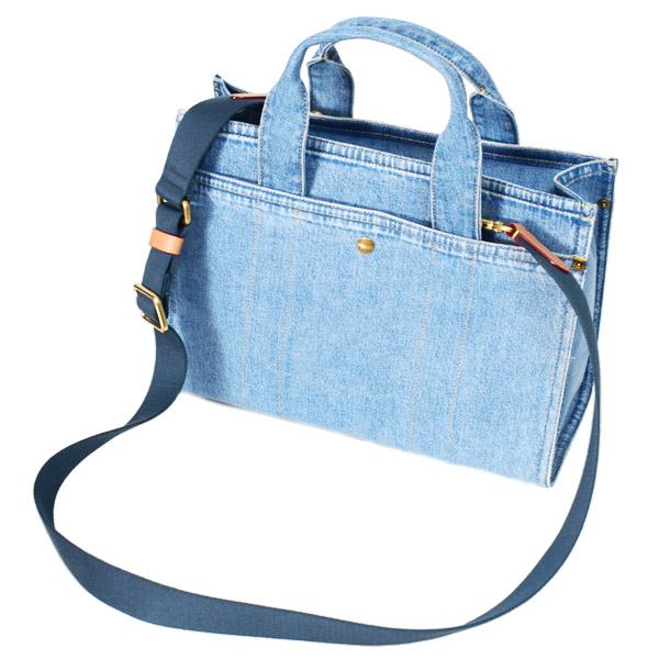 コーチ バッグ COACH デニム カーゴ トート レザー 刺? ロゴ 2WAY