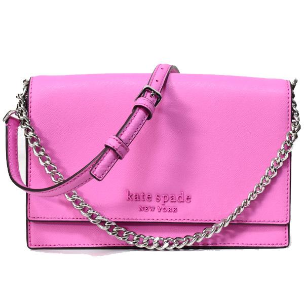 ケイトスペード バッグ katespade サフィアーノレザー キャメロン モノトーン コンバーチブル クロスボディー 3way 斜めがけ ショルダー クラッチ ハンドバッグ ブライトピオニー WKRU6430