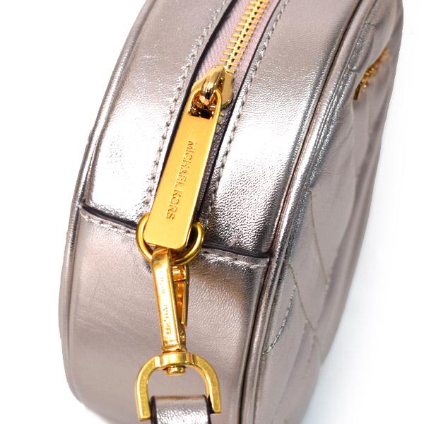 マイケル教科課程 御徒面子 MICHAEL KORS なめし革 キルティング メタリック ミニ  2way クラッチペダル クロスボディショルダー 御徒面子 皮膚軟化剤 35H8AVAC6M