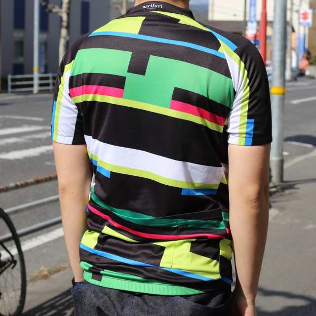 narifuri サイクルジャージスプリット geometric patternの通販はau