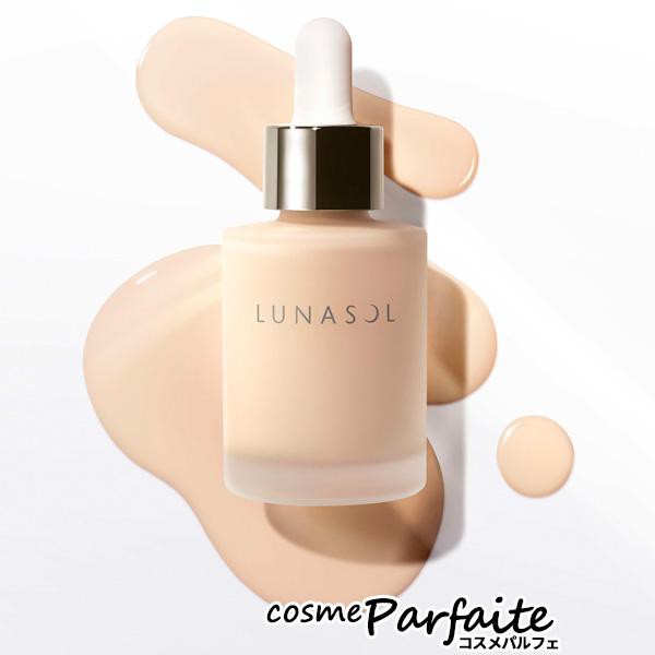 リキッドファンデーション ルナソル LUNASOL カラーオイルセラム #P01 25ml コンパクト便 ラッピング ギフト