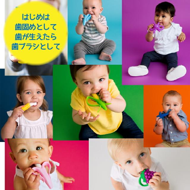 ベビーバナナ Babybanana かみかみバナナ 乳児用歯ブラシ 歯固め ラトル ベビー歯ブラシ トレーニング歯ブラシ 歯磨き ハミガキの通販はau Pay マーケット Namosee Au Pay マーケット店