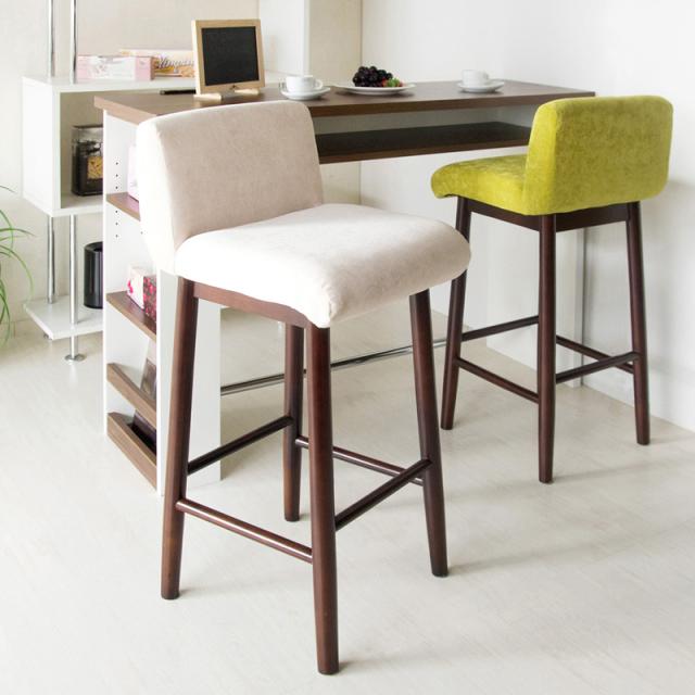 KR-BC 3脚セット カウンターチェア ハイチェア ブラウン色シート 幅