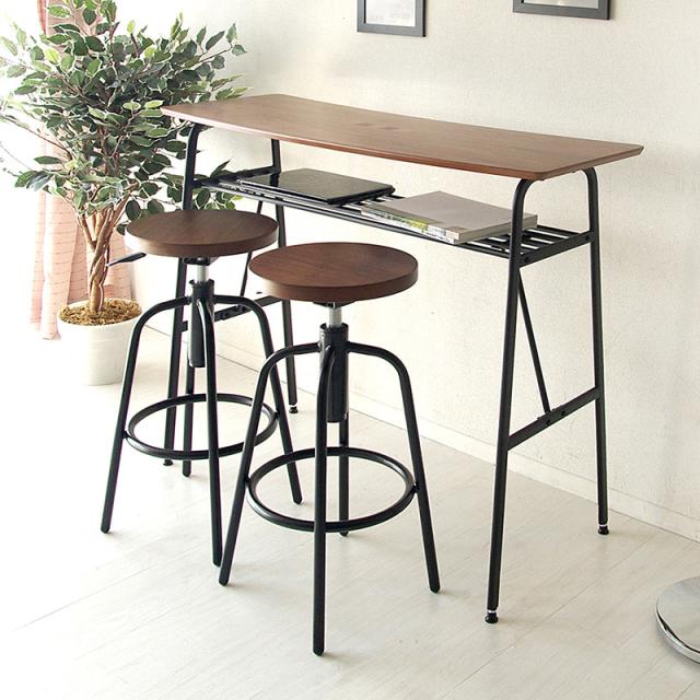 カウンターチェア 4脚セット ハイチェア ブラック塗装 昇降 幅49 奥行き49 高さ72〜79cm IDR-A400 クーポン祭り開催中！商品名| VO-BC 4脚セット カウンター