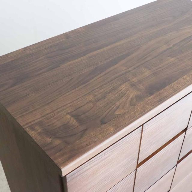CEK-CST 4段チェスト/幅90cm 引出しの収納 タンス【2台セット】ナチュラル色 幅90×奥行45×高さ85cm パイン無垢材 強化紙 スライドレール仕様 サイドテーブル リビング収納