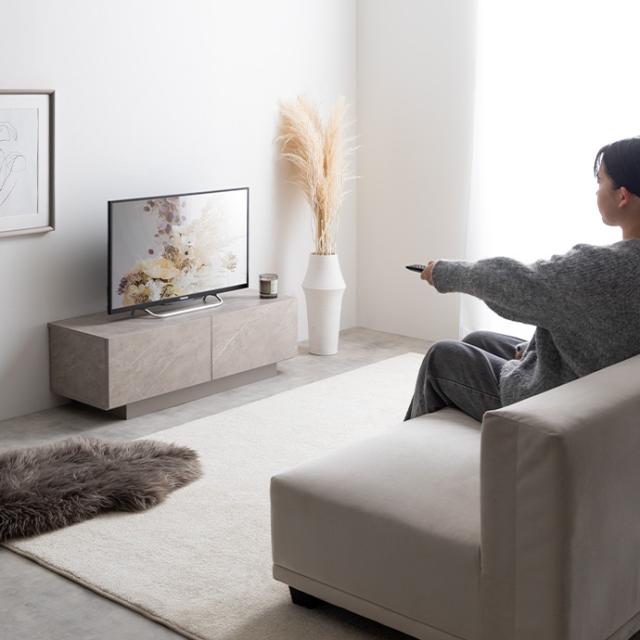 テレビ台 テレビボード100cm幅 SIN 大理石模様 グレー 2色 組み立て品 ローボード ロータイプ テレビ台 北欧_16