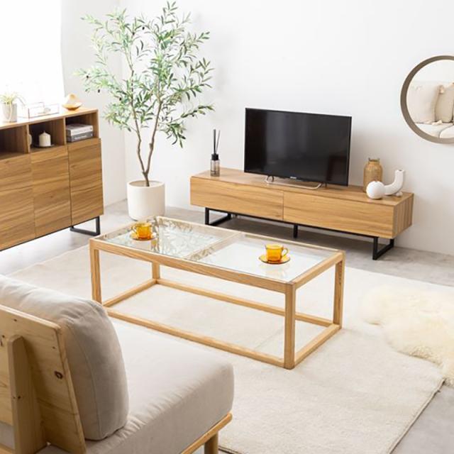 テレビ台 Mars 140cm幅 テレビボード 組立品 ローボード ロー