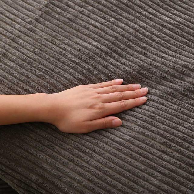 【こたつ本体・掛け布団 2点セット】FANK コーデユロイこたつ掛布団（長方形）ベージュ/全5色 テーブルはブラウン/ホワイトのリバーシブルの通販は