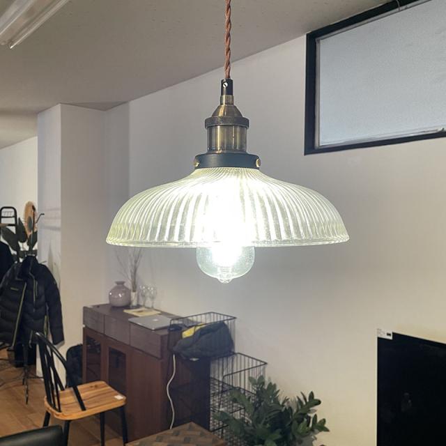 MABUマブ ペンダントライト照明【1台単品+付属電球+予備電球】1灯タイプ 電球付属 ガラスシェード エジソン球 LED電球にも対応 アンティーク調　LHT-711_1