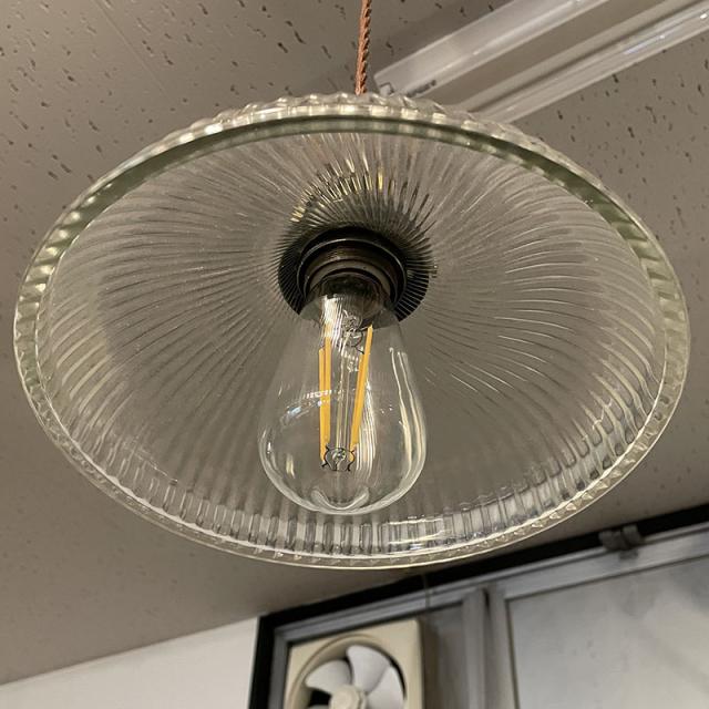MABUマブ ペンダントライト照明【1台単品+付属電球+予備電球】1灯タイプ 電球付属 ガラスシェード エジソン球 LED電球にも対応 アンティーク調　LHT-711_4