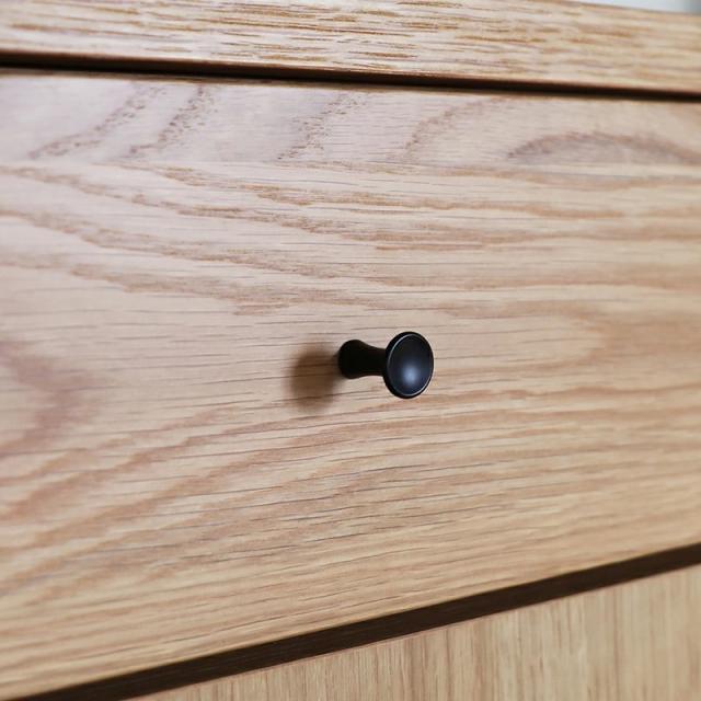 LIVWOOD エヴァン 幅85 電話台 リビングボード オーク材 幅85 奥行40 高さ89cm 当社オリジナルデザイン 国産 日本製 木製 北欧 リビング収納_6