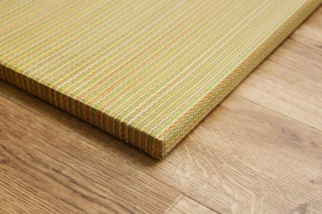 い草 置き畳 9枚セット AYK 約82×82×2.5cm 大判 縁なし マカロンカラー 6色 たたみ カビ防止 消臭軽量 防音 傷防止 すべり止め 子供部屋 ユニット畳 和モダン_12