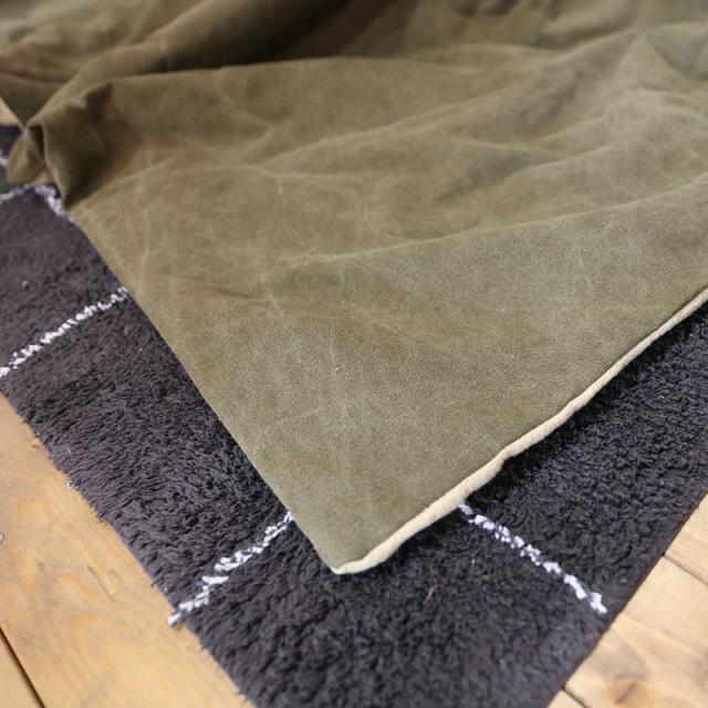 掛け布団単品】MTKF ミリタリー ヴィンテージ調 薄掛け こたつ布団 幅