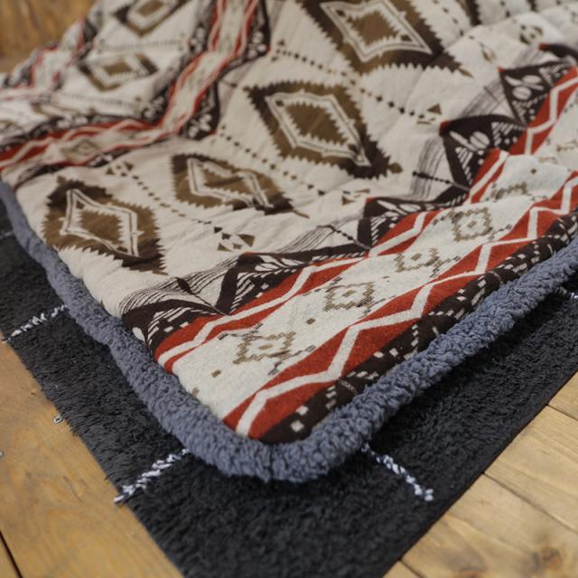 掛け布団単品】OGKF オルテガ柄 薄掛け こたつ布団 幅190 奥行190cm