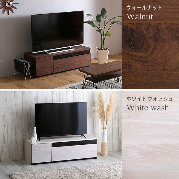 テレビ台 テレビボード 120cm幅 コンクリート調 グレー 全4色 日本製 完成品 ワイド ローボード テレビ台 シンプル_3