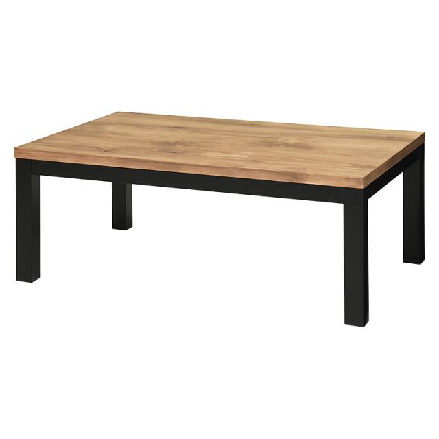 こたつテーブル 幅110×奥行65cm 長方形 ブラウン 天然木 パイン材 UV