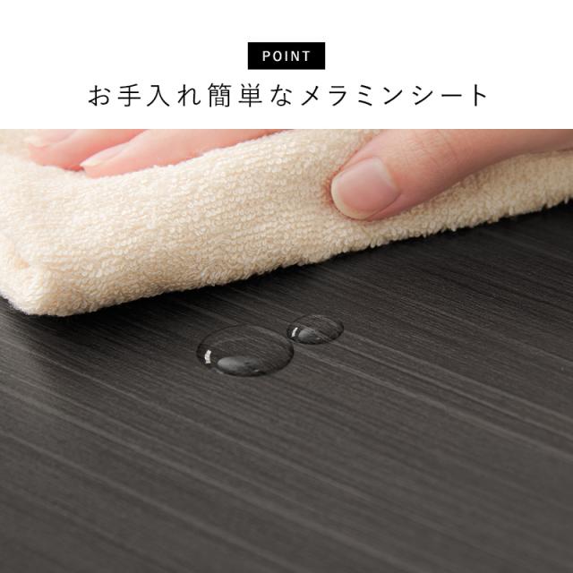 2点セット】こたつテーブル+こたつ布団 75×60cm グレー色 層状の木目柄