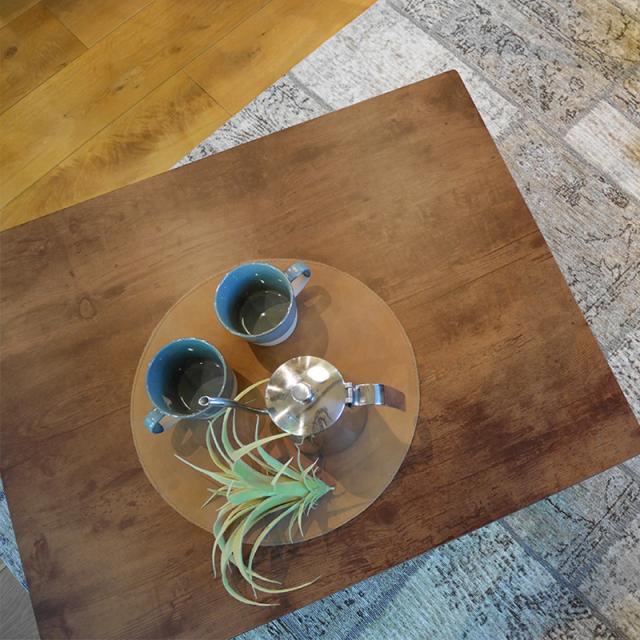 2点セット】こたつ+薄掛けこたつふとんセット 無地柄 ベージュ 全6色