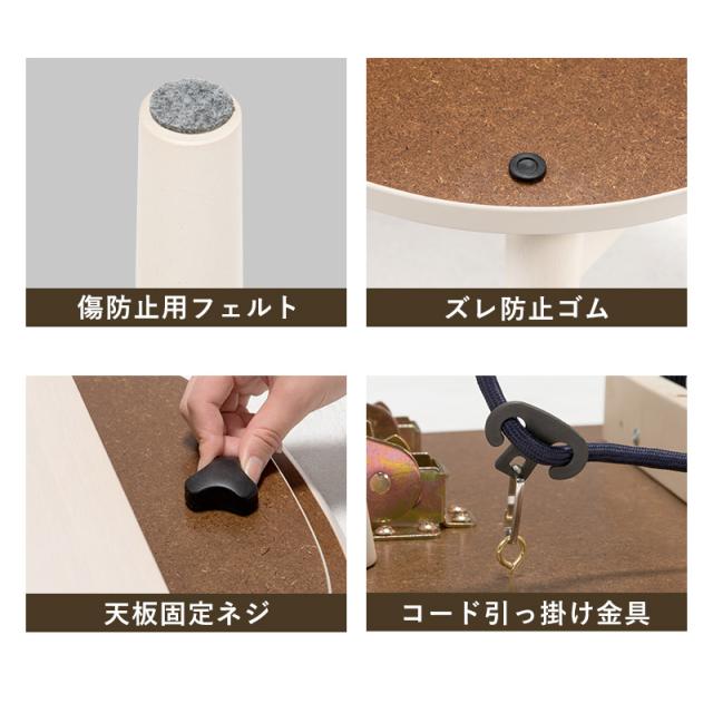 2点セット】こたつ+薄掛けこたつふとんセット 無地柄 ブラウン 全6色