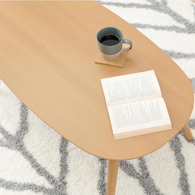 2点セット】こたつ+薄掛けこたつふとんセット 無地柄 ブラウン 全6色