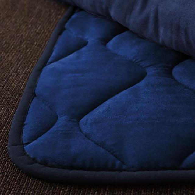 スウェード調パッチワークこたつ布団セットCOV サイズ| 幅205 奥行