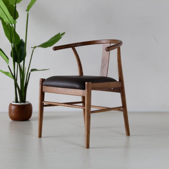ダイニングチェア 単品 天然木 完成品 幅45 アッシュ 無垢材 ハイバック 木製 座面高43cm 和モダン ナチュラル おしゃれ 代引不可 ATA ダイニングチェア 1脚単品 Yチェアスタイル アッシュ無垢材⁄合皮