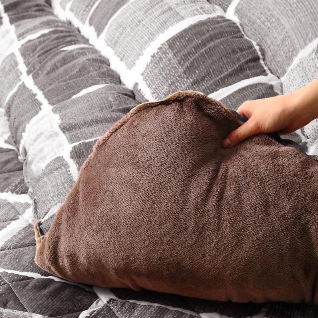 アーティスティックこたつ布団セット KPL カラー| グレーモザイク