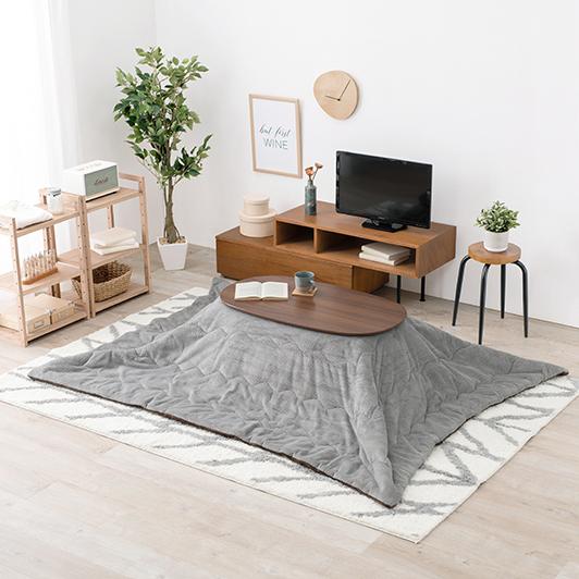 薄掛け こたつ布団 単品 幅210 奥行170cm (長方形) イエロー色 全6色