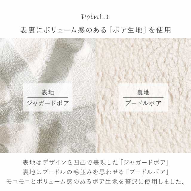 薄掛け こたつ布団 単品 幅210 奥行170cm  (長方形)  グリーン色 丸柄 全6色 裏表2種のボア 中綿なし掛布団 90×50cmこたつ用 SLOWの通販は