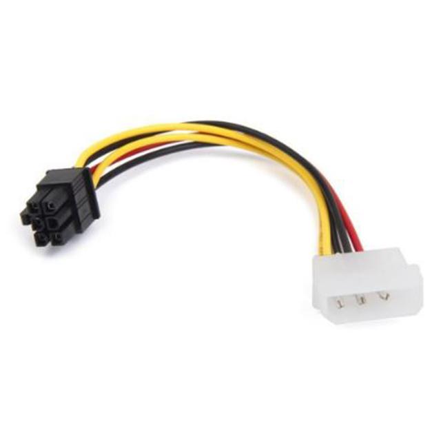 新品 Pci E 電源変換ケーブル Ide 4ピン から Pci E 6ピン へ 変換ケーブル 18cmの通販はau Pay マーケット メカニックサポート