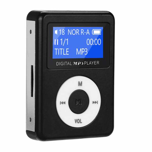 中古品】【ブラック】 長方形 スピーカー内蔵 液晶画面付き MP3 音楽 プレイヤー SDカード式の通販はau PAY マーケット -  メカニックサポート