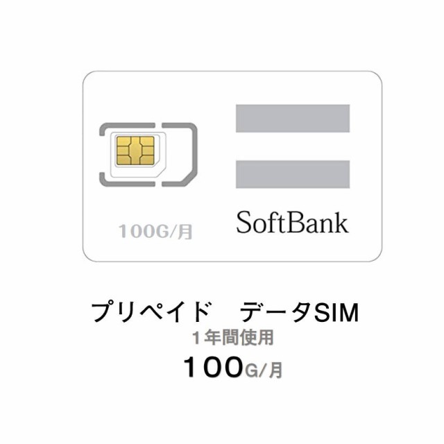 プリペイド 格安 データSIM 100G/月 1年間プラン 高速データ100G 中速無制限 国内使用 契約不要 解約不要 手続き不要 データ通信SIM  4Gの通販はau PAY マーケット - Tsモバイル | au PAY マーケット－通販サイト