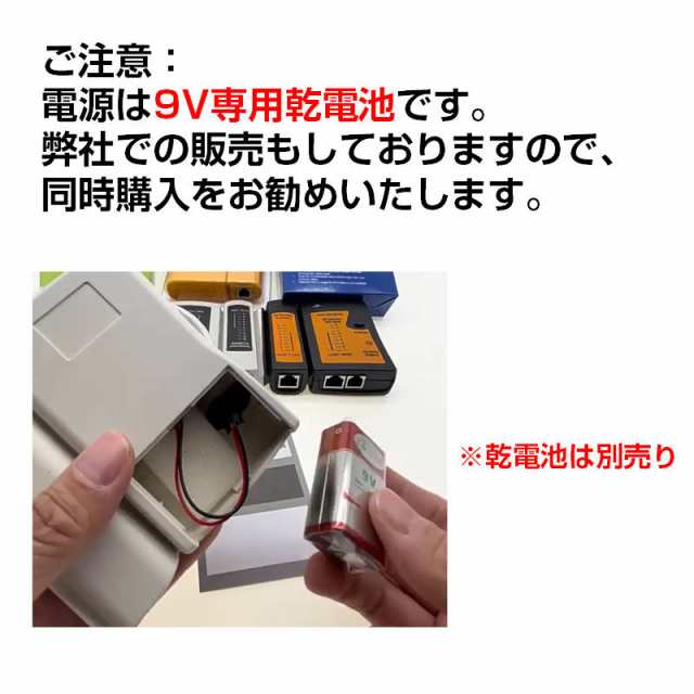 LANケーブル自作セット 貫通コネクタ30個+かしめ工具+LANテスター+