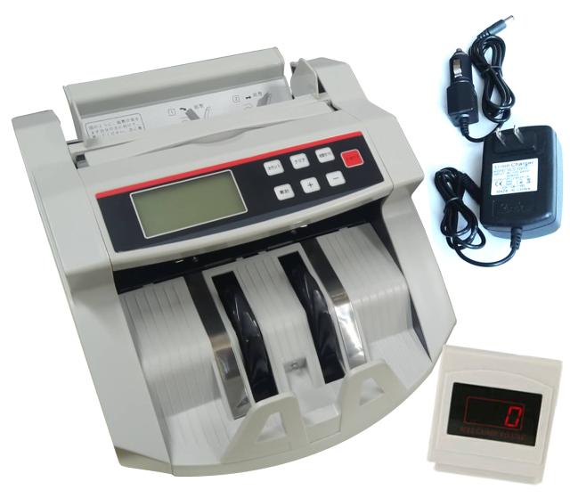 充電式マネーカウンター 別カウンター付き Bill Counter LCDディスプレー 日本語操作パネル 白/黒 日本語表記 紙幣計数機 紙幣カウンター お札カウンター_15