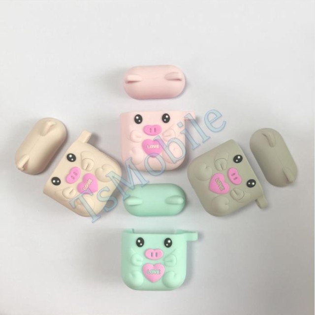 Airpods1 2 ピッグキャラクター 可愛い豚 エアーポッズ カバー シリコンエアポッツ 1 2 ケース かわいい キズ防止 耐衝撃 保護 紛失防止 の通販はau Pay マーケット Tsモバイル