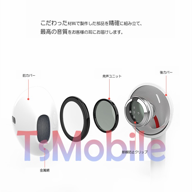 iphoneイヤホン 最新版 iPhone7 8 x Plus xs max xr 11 11pro ipad ipod通話可 純正lightning  ケーブル マイク付き 充電不要 ios13 12 11の通販はau PAY マーケット - Tsモバイル