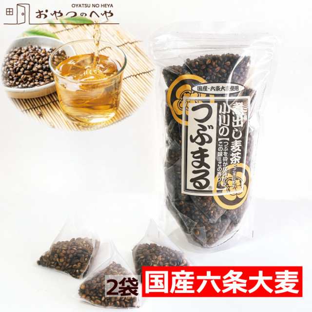 PAY　つぶまる　au　小川の　（260g（13g×20個）×2袋）　丸粒麦茶の通販はau　ティーバッグ　おやつのへや　マーケット　マーケット－通販サイト　40個分　煮出し　麦茶　PAY